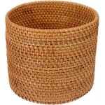 Teppd - poubelle pot a crayons en osier panier a linge tiss corbeille a papier en osier pot a couverts ...