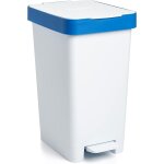 Teppd - poubelle de recyclage avec pdale smart 25l design compact et fonctionnel pour intrieur et extrieur ...