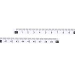 Teppd - rgle adhsive, 5 pack 50cm ruban a mesurer ruban adhsif ruban impermable pour etabli couture ...