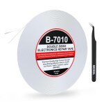 Teppd - ruban adhésif double - face 2mm, 50m - blanc ruban de montage avec adhésif acrylique puissant ... Teppd - ruban adhésif double - face 2mm, 50m - blanc ruban de montage avec adhésif acrylique puissant ...