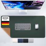 Teppd - ® sous - main [antidrapant] 80x40cm - premium pu - leather xxl mauspad - sous - main pour homeoffice ...