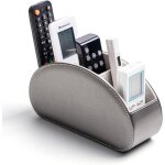 Teppd - support de rangement pour tlcommande en cuir pu avec 5 compartiments pour rcepteur tv, dvd, ...