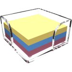 Teppd - transparent boîte a notes distributeur de notes adhésives en acrylique organiseur 9 cm pour l'école, ... Teppd - transparent boîte a notes distributeur de notes adhésives en acrylique organiseur 9 cm pour l'école, ...