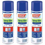 Tesa lot de 3 colles en a�rosol permanent 500 ml