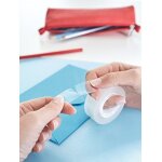 Tesa - film, d�chirable a la main, transparent, 19 mmx 25 mm, ruban adh�sif universel, en film pp di
