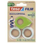 Tesa film ruban adhsif eco & crystal + dvidoir, blister