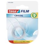 Tesa ruban adh�sif film crystal - 10mm x 19mm + 1 d�rouleur
