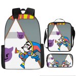 The amazing digital circus sac d'�cole etudiant sac a bandouli�re trousse a crayons shb613