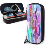 The winx club trousse a crayons de couleur avec fermeture eclair pour aquarelle, stylos gel et marqueurs ...