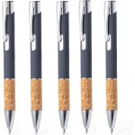 Tianyi - 10 stylos a bille ergonomiques, aluminium recouvert de caoutchouc, pointe mtallique et zone ...