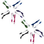 Tianyi - lot de 10 stylos rtractables sur cordon - 0, 7 mm - stylo sur une corde - excellent stylo pour ...