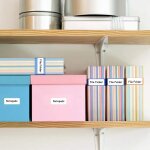 Tianyi - lot de 100 feuilles d'tiquettes autocollantes universelles - 210 x 297 mm - format a4 - convient ...