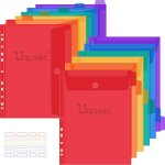 Tianyi - lot de 12 pochettes perforées a4 en plastique - 6 couleurs (pochette classeur avec 11 trous) ... Tianyi - lot de 12 pochettes perforées a4 en plastique - 6 couleurs (pochette classeur avec 11 trous) ...
