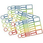 Tianyi - lot de 180 etiquettes autocollantes pour stylos, cahiers, livres, dmnagement - etiquette prenom ...