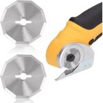 Tianyi - 2 pcs lames de rechange pour cutter rotatif electrique, lames rotatives de rechange de 42 mm, ...