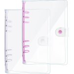 Tianyi - 2 pièces classeur a6 pvc souple avec 6 anneaux, couverture de reliure a anneaux pour carnet ... Tianyi - 2 pièces classeur a6 pvc souple avec 6 anneaux, couverture de reliure a anneaux pour carnet ...