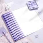 Tianyi - lot de 20 chemises a pince a4 pour relieur thermique, largeur du dos 10 mm, couverture transparente ...