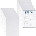 Tianyi - lot de 200 pochettes perforées a4 en plastique transparent robuste avec 11 trous pour classeurs ... Tianyi - lot de 200 pochettes perforées a4 en plastique transparent robuste avec 11 trous pour classeurs ...
