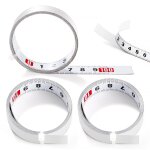 Tianyi - 3 pices 1m mtre ruban auto adhsif, rgle mtrique auto - adhsive, ruban a mesurer auto - ...