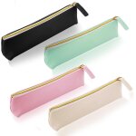 Tianyi - lot de 4 trousses à crayons en cuir avec fermeture éclair pour stylos, crayons, marqueurs (noir ... Tianyi - lot de 4 trousses à crayons en cuir avec fermeture éclair pour stylos, crayons, marqueurs (noir ...