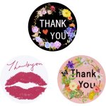 Tianyi - lot de 500 autocollants (3. 8x3. 8 cm) pour emballage dcoratif, autocollants d'affaires, produits ...