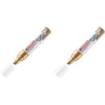 Tianyi - 5000 marqueur acrylique large - or - 1 feutre acrylique impermable - pointe biseaute large ...