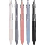 Tianyi - 5pcs stylo gel a schage rapide, stylos a encre gel rtractables 0, 5 mm, stylos gel noir, mignons ...