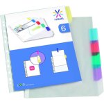 Tianyi - - lot de 6 intercalaires a4 personnalisable - onglet personnalisable