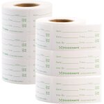 Tianyi - 6 rouleaux 1500 pièces etiquette congelation, etiquettes congelation, etiquette congélateur, ... Tianyi - 6 rouleaux 1500 pièces etiquette congelation, etiquettes congelation, etiquette congélateur, ...