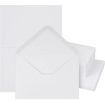 Tianyi - lot de 60 enveloppes c6 avec fermeture humide et rabat pointu, 150 g / m, pour cartes de v?ux, ...