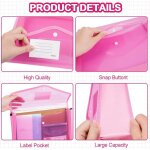 Tianyi - a5 pochette plastique, 5pcs enveloppe transparente chemise a bouton pression, porte - document ... Tianyi - a5 pochette plastique, 5pcs enveloppe transparente chemise a bouton pression, porte - document ...
