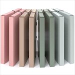 Tianyi - acropaq - 8 x chemise a elastiques a4 - jusqu' 250 pages, dos de 3 cm, fermeture elastique, ...