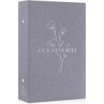 Tianyi - album photo 10x15 300 pochette, our memories lin tissu album pour horizontal photos gris Tianyi - album photo 10x15 300 pochette, our memories lin tissu album pour horizontal photos gris