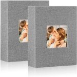 Tianyi - album photo 13x18 cm mini petit format 100 pochette, lin tissu album pour vertical portrait ... Tianyi - album photo 13x18 cm mini petit format 100 pochette, lin tissu album pour vertical portrait ...