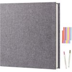 Tianyi - album photo adhesif scrapbooking 40 pages, diy lin traditionnel autoadhesif avec stylo pour ... Tianyi - album photo adhesif scrapbooking 40 pages, diy lin traditionnel autoadhesif avec stylo pour ...