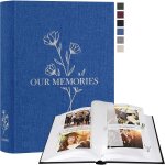 Tianyi - album photo scrapbooking, our memories petit lin diy album 100 pages blanches avec séparateurs ... Tianyi - album photo scrapbooking, our memories petit lin diy album 100 pages blanches avec séparateurs ...