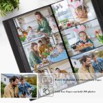 Tianyi - album photo traditionnel 10x15 cm photos 300 pochettes couverture en lin grand format, pour ... Tianyi - album photo traditionnel 10x15 cm photos 300 pochettes couverture en lin grand format, pour ...