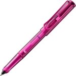 Tianyi - balloon 311 stylo roller entirement transparent de couleur rose avec poigne distinctive et ...