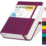 Tianyi - carnet en notes a5 pointill, 360 pg bullet dotted journal couverture rigide avec papier epais ...