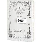 Tianyi - carnet de notes avec serrure a combinaison - journal intime avec cadenas - cahier journal bloc ...