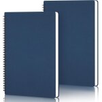 Tianyi - carnet spirale a4 - 2 pices cahiers lign - carnet de notes a4 21x29. 2cm - bleu fonc bloc ...