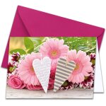 Tianyi - carte de v?ux xxl pour toutes les occasions - format a4 - motif fleurs avec c?ur - avec grande ... Tianyi - carte de v?ux xxl pour toutes les occasions - format a4 - motif fleurs avec c?ur - avec grande ...