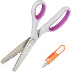 Tianyi - ciseaux a denteler, ciseaux crant fort et tranchant prise douce antidrapant convient pour ...
