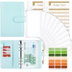 Tianyi - classeur a6 en pu cuir, 26pcs housse de cahier 6 anneaux remplissable avec pochettes transparentes ... Tianyi - classeur a6 en pu cuir, 26pcs housse de cahier 6 anneaux remplissable avec pochettes transparentes ...