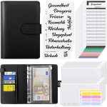Tianyi - classeur budget a6, 6 trous budget planner avec 8 enveloppe, 12 feuilles de budget, etiquettes ... Tianyi - classeur budget a6, 6 trous budget planner avec 8 enveloppe, 12 feuilles de budget, etiquettes ...
