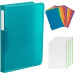 Cheng - classeur en plastique a 4 anneaux comprenant 80 feuilles de rechange et 6 intercalaires. dossier ...