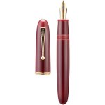Tianyi - dadao srie #8 9019 stylo plume a pointe extra fine corps en acrylique rouge avec clip dor ...