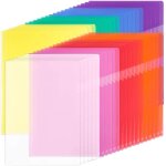 Tianyi - dossiers en plastique transparent a4, 42pcs chemise plastique pochette pour le stockage du papier, ...