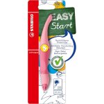 Tianyi - easyoriginal stylo roller ergonomique pour gauchers - rouge pastel rose - bleu (effaable) - ...