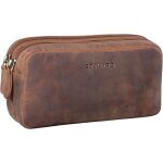 Tianyi - eddie' etui a crayons en cuir trousse scolaire ou bureau trousse de maquillage grande pochette ...